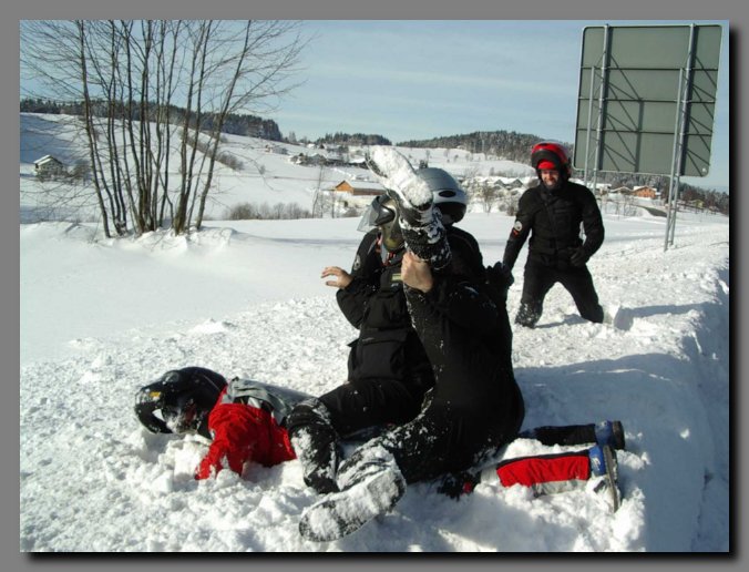 Skep uomo di neve